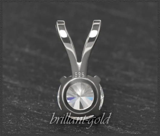 Brillant Gleiter Anhänger 585 Gold; 0,70ct River